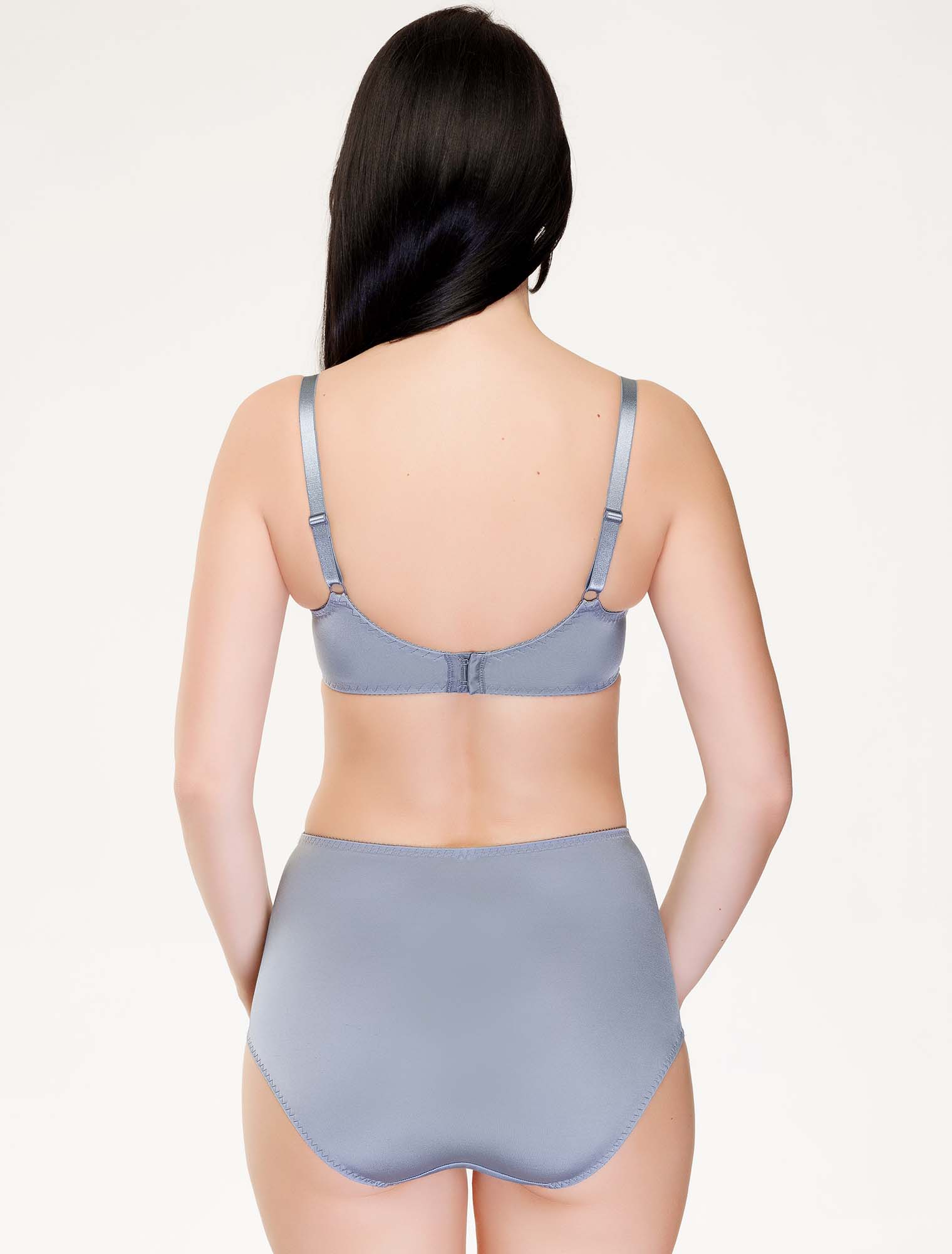 Lauma, Grey High Waist Pnties, On Model Back, 84J51