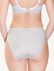 Lauma, Light Grey Mid Waist Pnties, On Model Back, 84J52