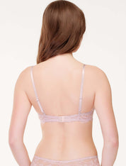 Lauma, Light Pink Moulded Push Up Bra, On Model Back, 89J35