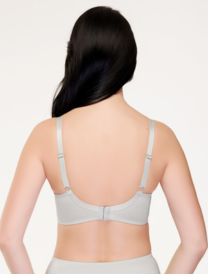 Lauma, Light Grey Half-padded Bra, On Model Back, 87J40