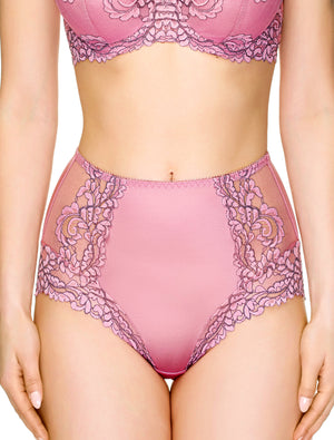 Lauma, Pink High Waist Panties, On Model Front. 88H51