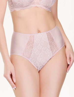 Lauma, Light Pink High Waist Panties, On Model Front, 89J51