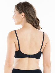 Lauma, Black Wireless Moulded T-shirt Bra, On Model Back, 92H30