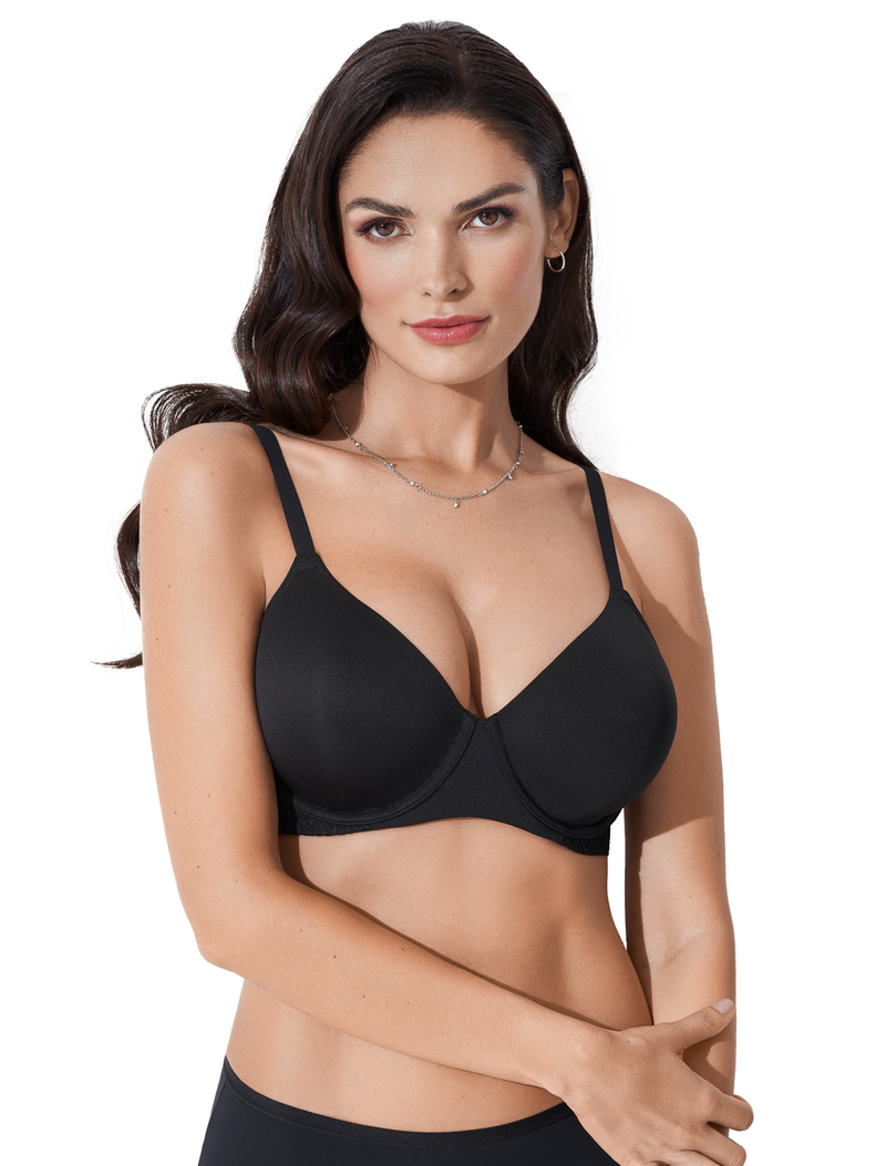 Lauma, Nude Moulded Cup Full Coverage Bra, On Model Back, 92H38