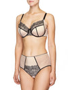 Lauma, Beige High Waist Panties, On Model Front, 93K51