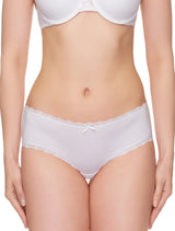 Cotton Lace  Mid Waist Shorts