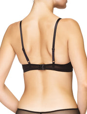 Lauma, Black Push-up Bra, On Model Back, 97H15