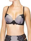 Lauma, Grey Moulded Push-up Bra, On Model Front, 97H35