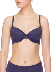 Lauma, Blue Moulded T-shirt Bra, On Model Front, 99570