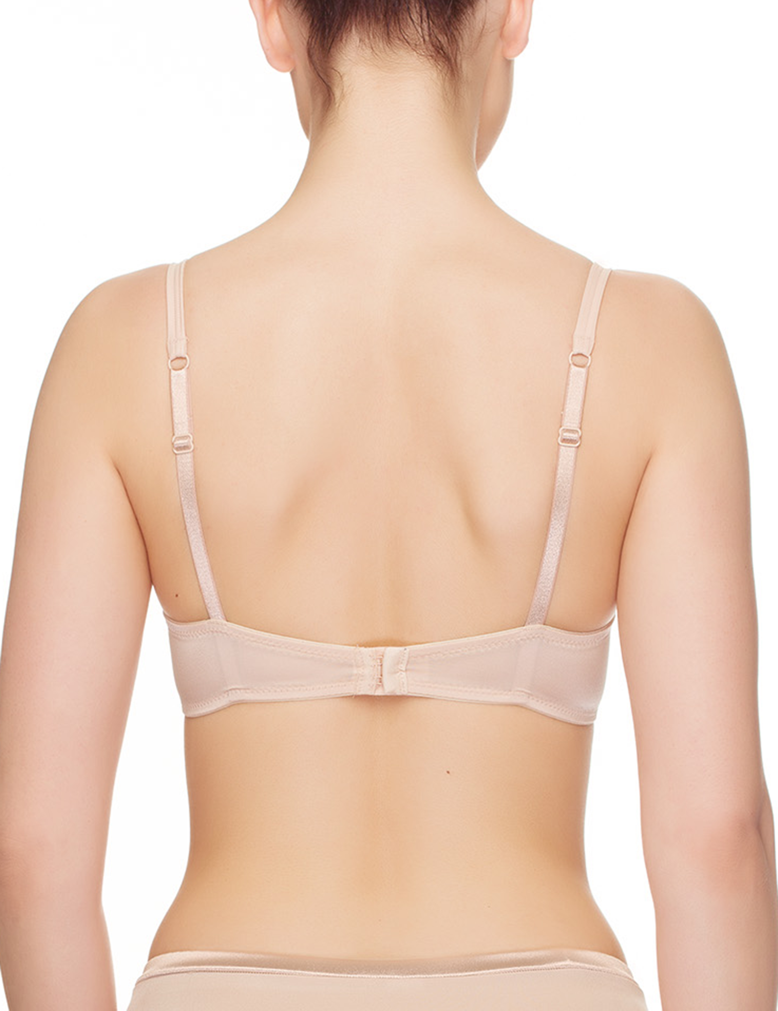 Lauma, Beige Molded Padded T-Shirt Bra, On Model Back, 99570 