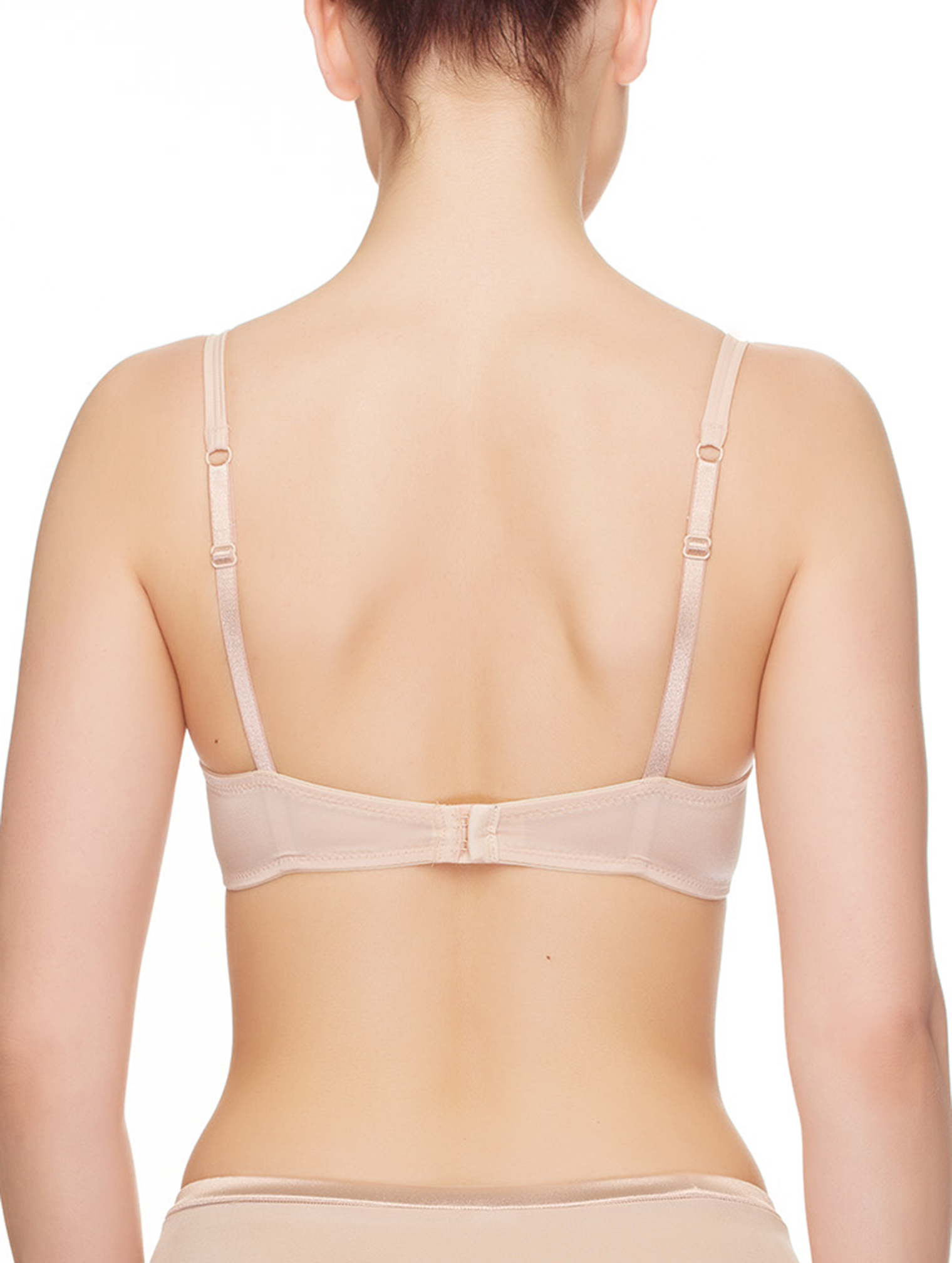 Lauma, Beige Molded Padded T-Shirt Bra, On Model Back, 99570 