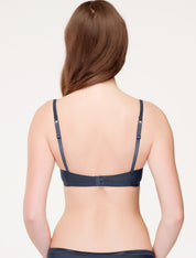 Lauma, Grey Moulded T-shirt Bra, On Model Back, 99570
