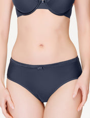 Lauma, Dark Grey High Waist Panties, On Model Front, 99C41 