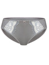 Lauma, Grey Mid Waist Panties, On Model Front, 99G52