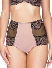 Lauma, Pink High Waist Panties, On Model Front, 99H51