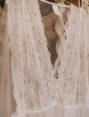 Lauma, White Long Tulle Dressing Gown, Front, 34G98