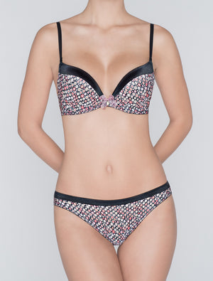 Lauma, Multicolor Mid Waist Panties, On Model Front, 76D62 