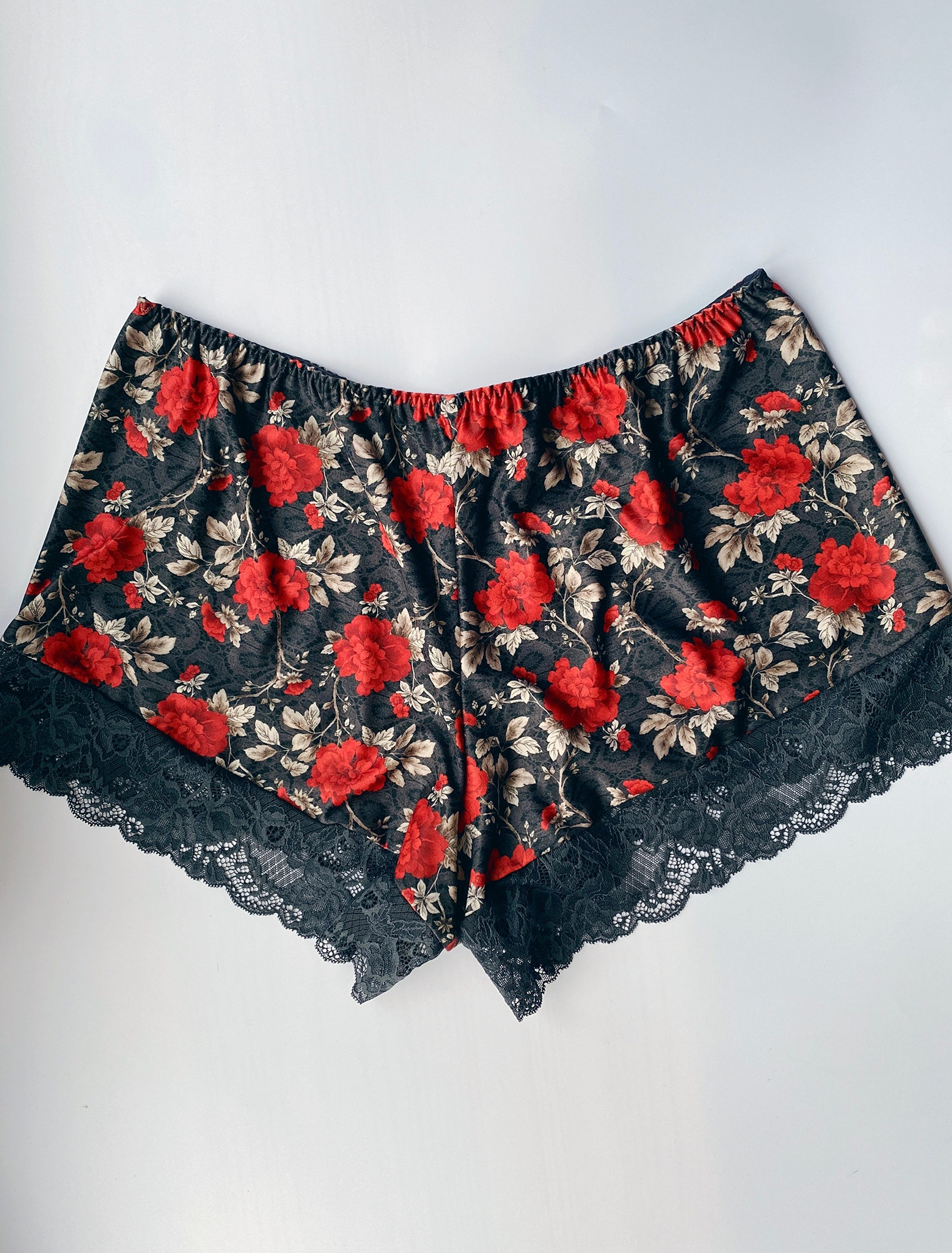 Lauma, Printed Pyjama Shorts, Front, 10N70